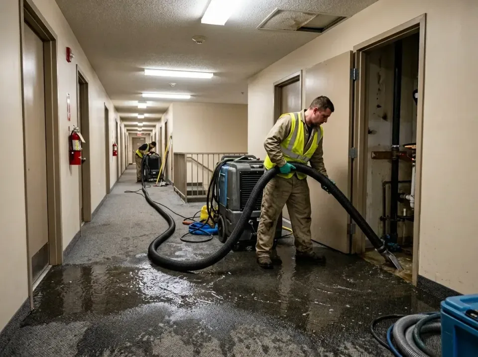 multi-unit-apartment-hallway-f-005 — frequently asked questions, Emergency Burst Pipe Water Extraction & Removal in Lakin, KS
